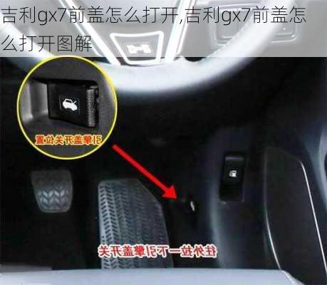 吉利gx7前盖怎么打开,吉利gx7前盖怎么打开图解