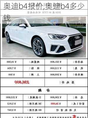奥迪b4报价,奥迪b4多少钱