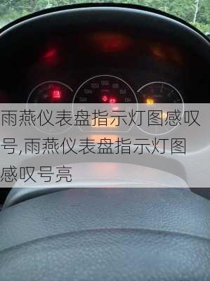 雨燕仪表盘指示灯图感叹号,雨燕仪表盘指示灯图感叹号亮