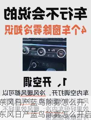 东风日产蓝鸟除雾怎么开,东风日产蓝鸟除雾怎么开启