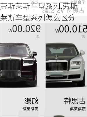 劳斯莱斯车型系列,劳斯莱斯车型系列怎么区分