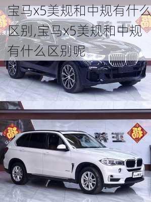 宝马x5美规和中规有什么区别,宝马x5美规和中规有什么区别呢