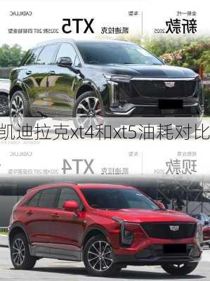 凯迪拉克xt4和xt5油耗对比,