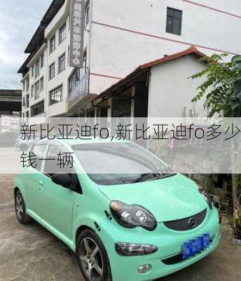 新比亚迪fo,新比亚迪fo多少钱一辆