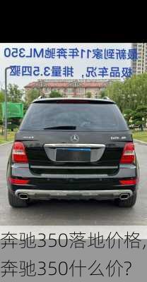 奔驰350落地价格,奔驰350什么价?