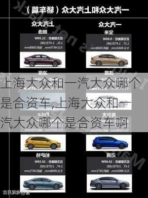 上海大众和一汽大众哪个是合资车,上海大众和一汽大众哪个是合资车啊