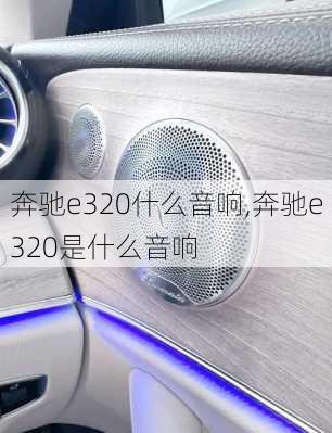 奔驰e320什么音响,奔驰e320是什么音响