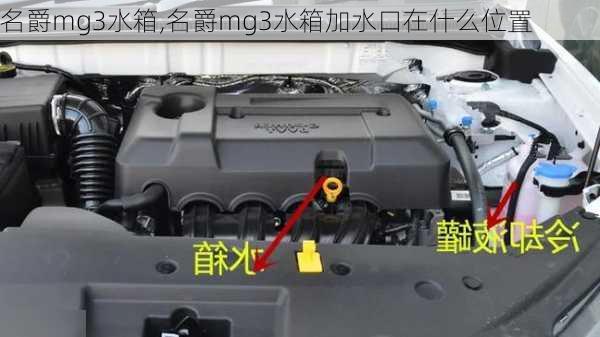 名爵mg3水箱,名爵mg3水箱加水口在什么位置
