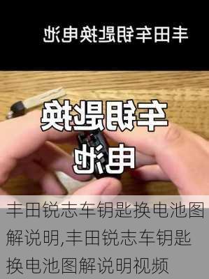 丰田锐志车钥匙换电池图解说明,丰田锐志车钥匙换电池图解说明视频