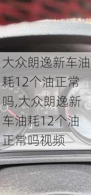 大众朗逸新车油耗12个油正常吗,大众朗逸新车油耗12个油正常吗视频