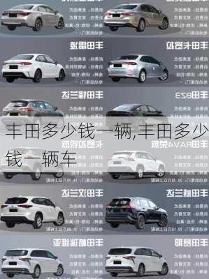 丰田多少钱一辆,丰田多少钱一辆车