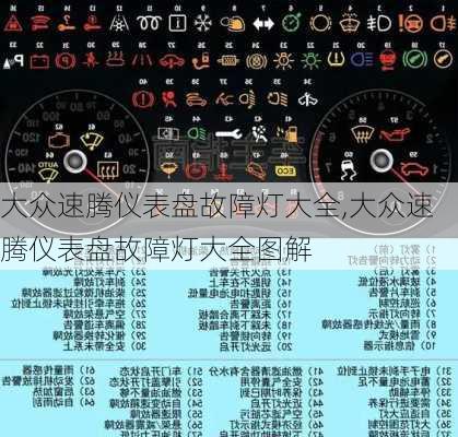 大众速腾仪表盘故障灯大全,大众速腾仪表盘故障灯大全图解