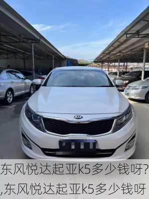 东风悦达起亚k5多少钱呀?,东风悦达起亚k5多少钱呀