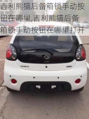 吉利熊猫后备箱锁手动按钮在哪里,吉利熊猫后备箱锁手动按钮在哪里打开