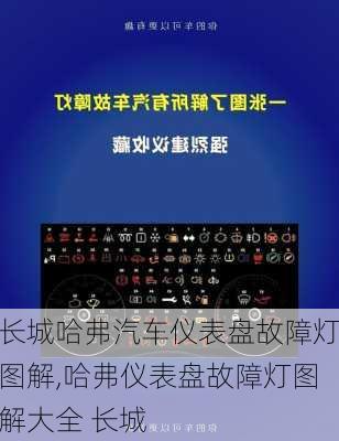 长城哈弗汽车仪表盘故障灯图解,哈弗仪表盘故障灯图解大全 长城
