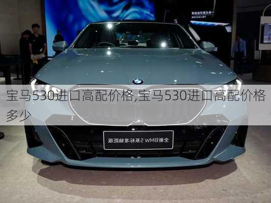 宝马530进口高配价格,宝马530进口高配价格多少