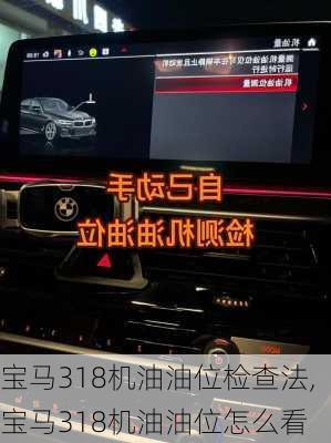 宝马318机油油位检查法,宝马318机油油位怎么看