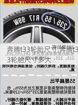 奔腾t33轮胎尺寸,奔腾t33轮胎尺寸多大
