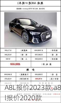 A8L报价2023款,a8l报价2020款