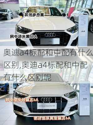 奥迪a4标配和中配有什么区别,奥迪a4标配和中配有什么区别呢
