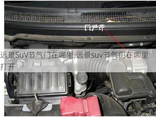 远景SuV节气门在哪里,远景suv节气门在哪里打开