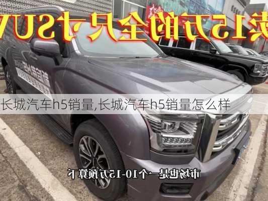 长城汽车h5销量,长城汽车h5销量怎么样