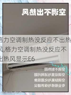 格力空调制热没反应不出热风,格力空调制热没反应不出热风显示E6