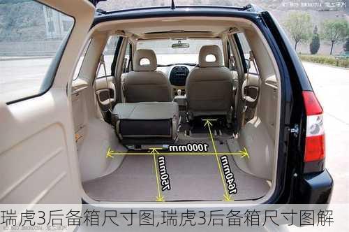瑞虎3后备箱尺寸图,瑞虎3后备箱尺寸图解