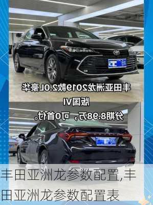 丰田亚洲龙参数配置,丰田亚洲龙参数配置表