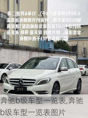 奔驰b级车型一览表,奔驰b级车型一览表图片