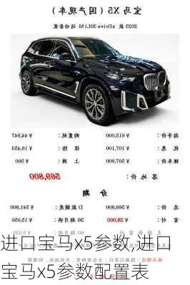 进口宝马x5参数,进口宝马x5参数配置表