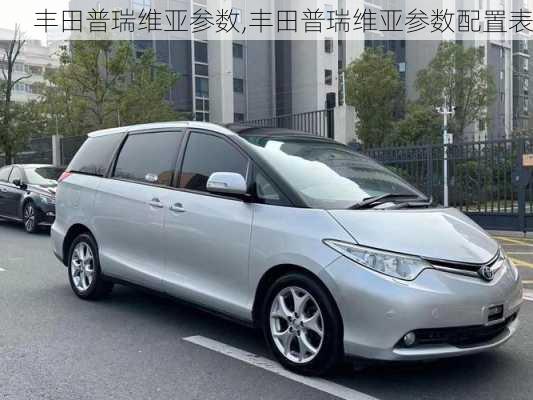 丰田普瑞维亚参数,丰田普瑞维亚参数配置表