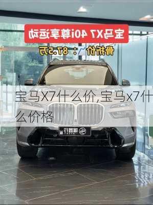 宝马X7什么价,宝马x7什么价格