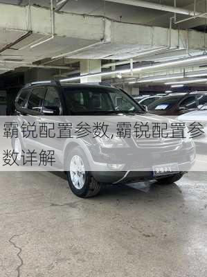 霸锐配置参数,霸锐配置参数详解