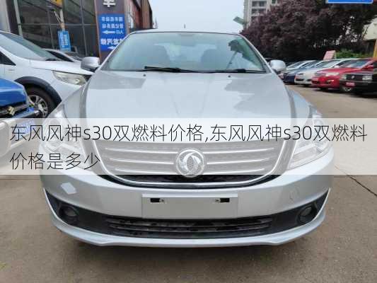 东风风神s30双燃料价格,东风风神s30双燃料价格是多少