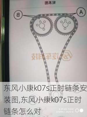 东风小康k07s正时链条安装图,东风小康k07s正时链条怎么对