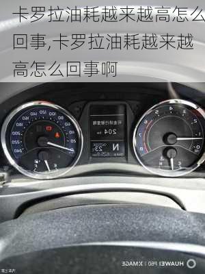 卡罗拉油耗越来越高怎么回事,卡罗拉油耗越来越高怎么回事啊