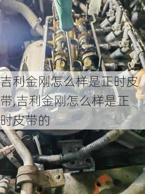 吉利金刚怎么样是正时皮带,吉利金刚怎么样是正时皮带的