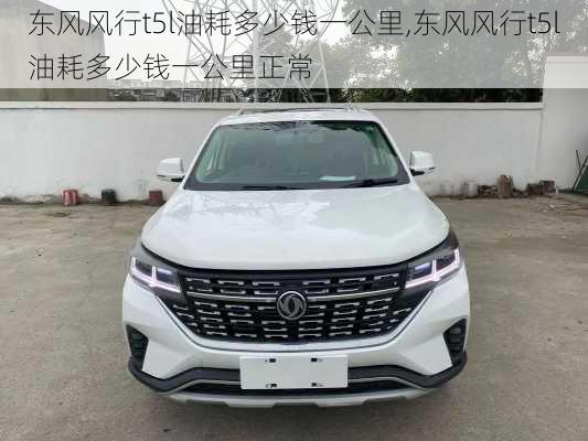 东风风行t5l油耗多少钱一公里,东风风行t5l油耗多少钱一公里正常