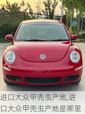 进口大众甲壳虫产地,进口大众甲壳虫产地是哪里